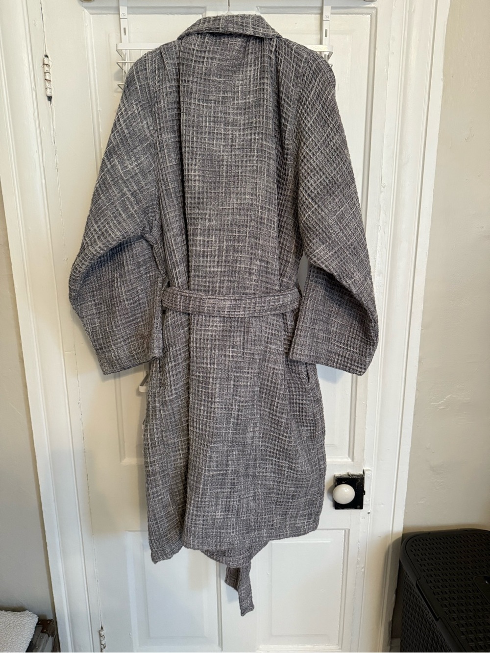 Parachute Gray Waffle Knit Robe - Picture 3 of 4